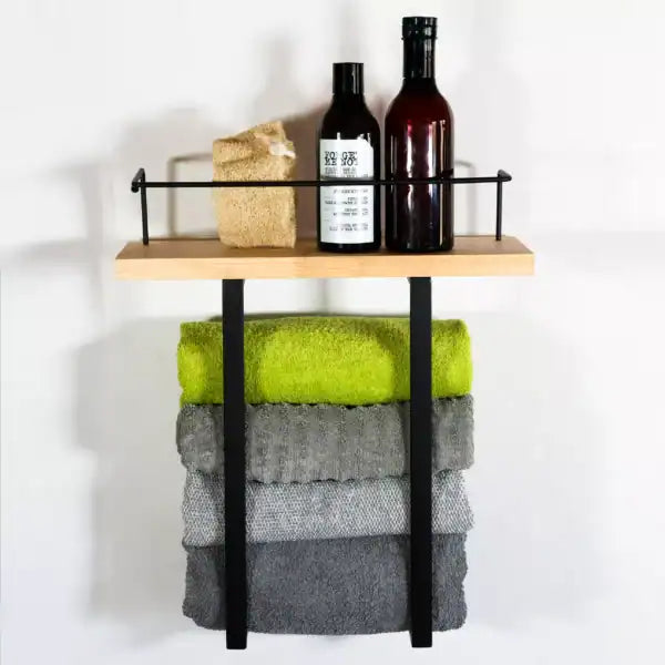Półka Łazienkowa z Wieszakiem - Nowoczesny Design, Solidna Konstrukcja - zdjęcie 2 - Kapaga