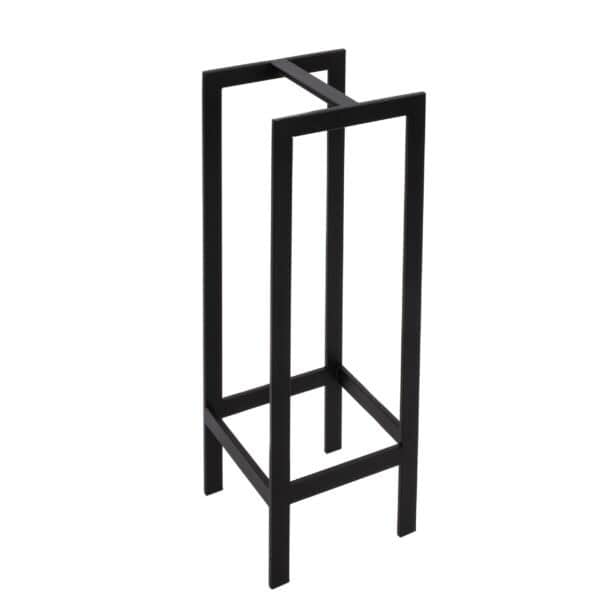 Stalowy stojak na drewno kominkowe 25x25x70 cm - solidny i elegancki - zdjęcie 2 - Kapaga