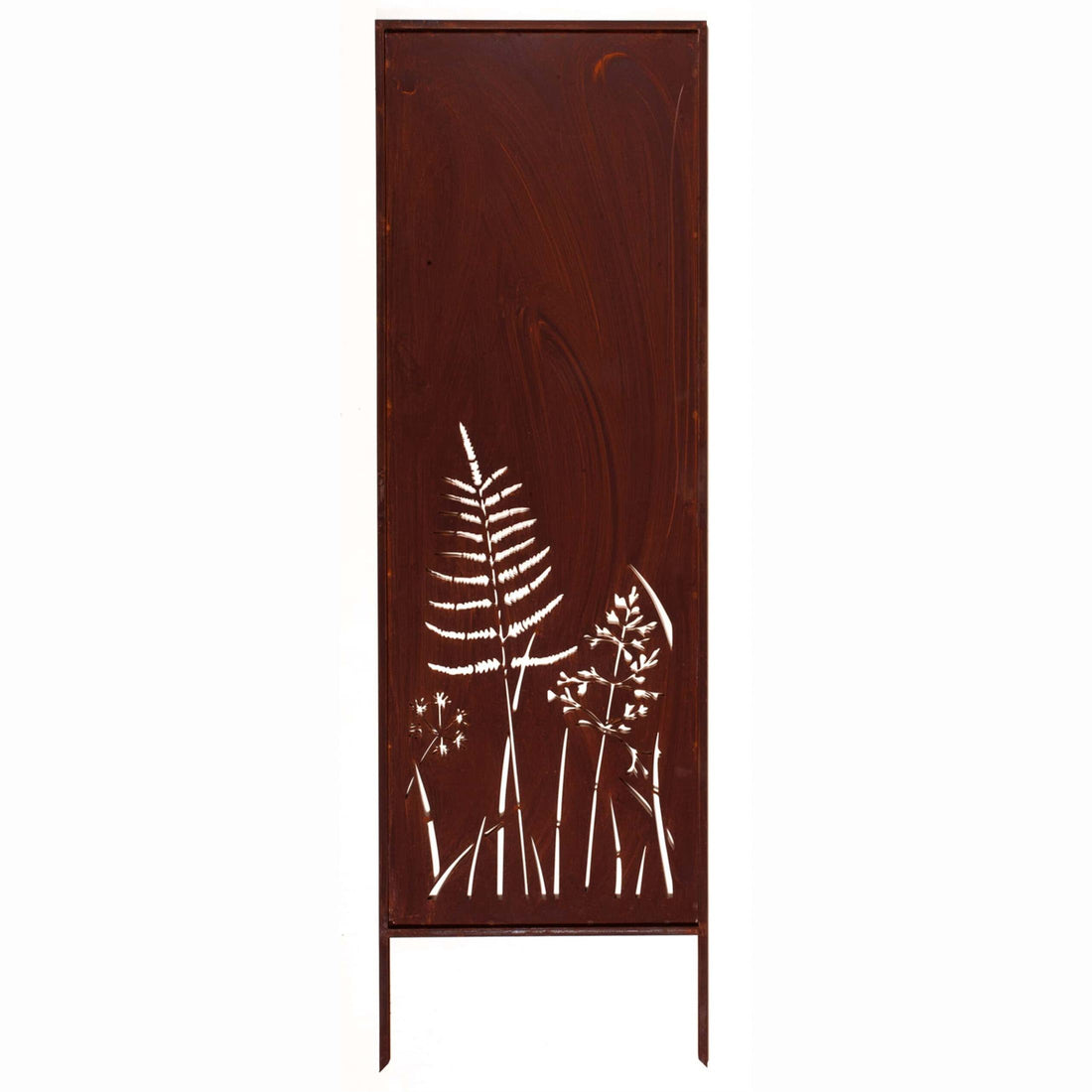 Panel "Paproć i Polne Kwiaty" 160×50 cm - Naturalistyczna Sztuka - Kapaga