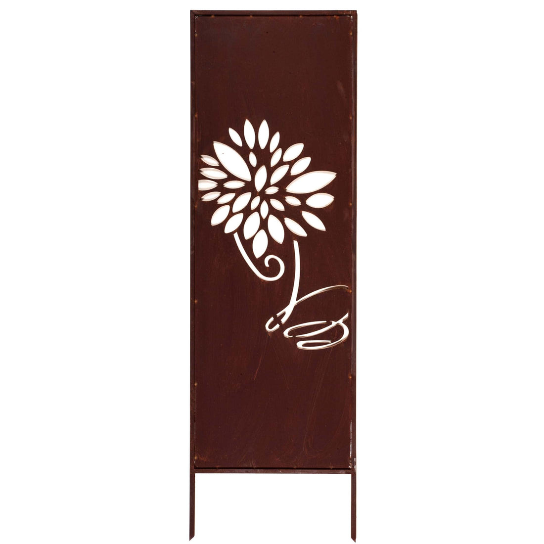 Dekoracja Ogrodowa "Słonecznik w Dłoni" 160×50 cm - Symbol Opieki - Kapaga