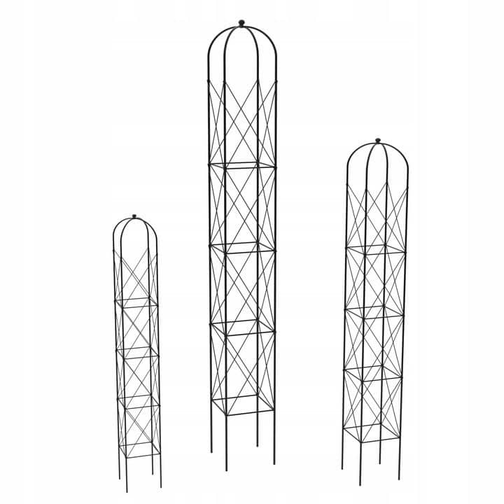 Pergola Ogrodowa Metalowa 150 cm - Stylowa Podpora do Roślin - zdjęcie 2 - Kapaga