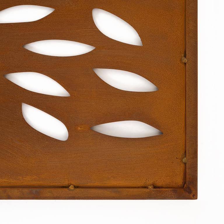 Panel Ogrodowy Ażurowy Corten CNC 160×50 cm - Dekoracyjna Osłona Rustykalna - zdjęcie 5 - Kapaga