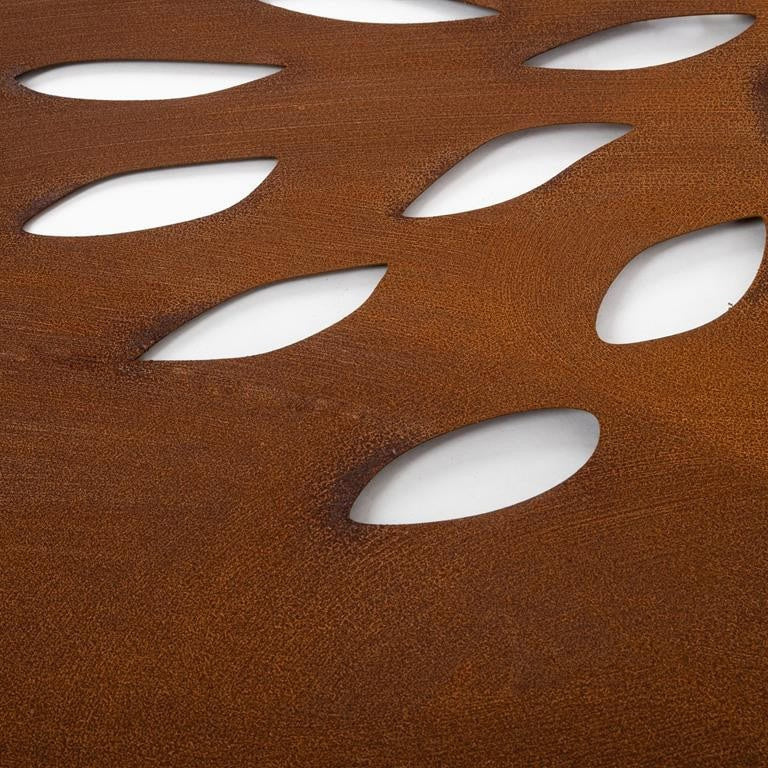 Panel Ogrodowy Ażurowy Corten CNC 160×50 cm - Dekoracyjna Osłona Rustykalna - zdjęcie 6 - Kapaga