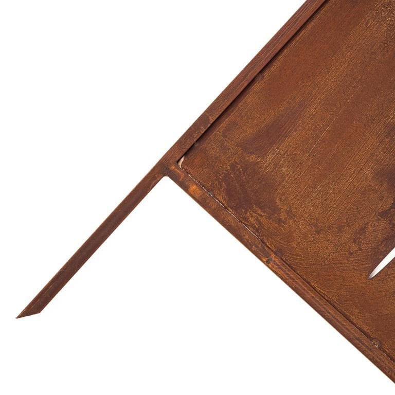 Panel Ogrodowy Corten Miskant 160 x 50 cm - Metalowy Parawan Osłona - zdjęcie 3 - Kapaga