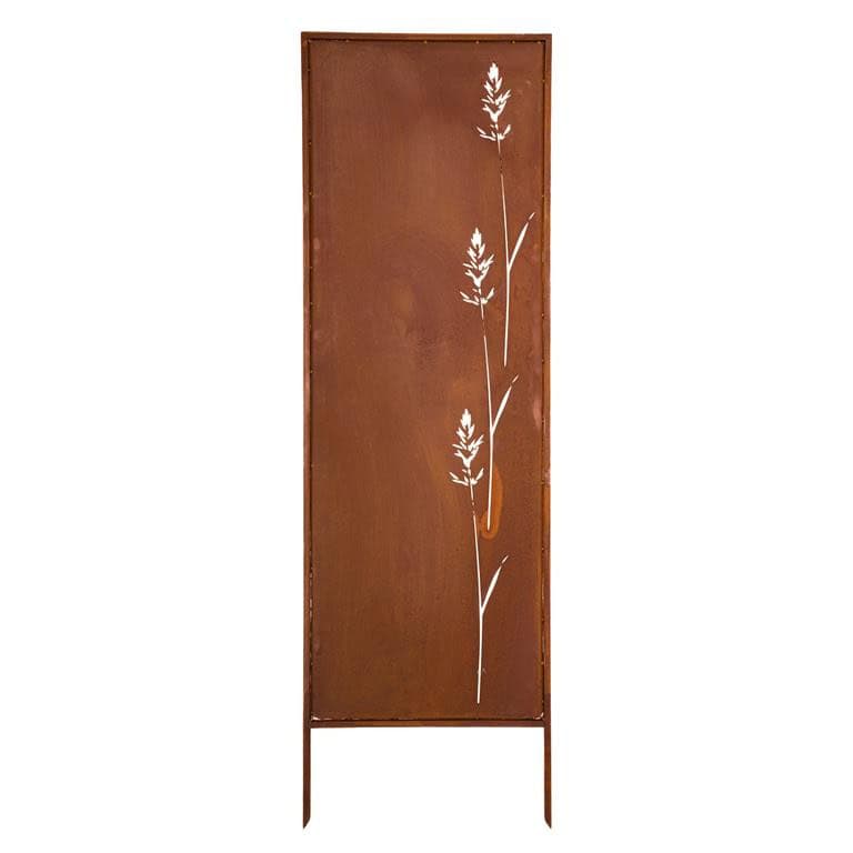 Panel Ogrodowy Parawan Corten Osłona Krzewów 160 x 50 cm Dekoracyjny Metalowy - zdjęcie 10 - Kapaga