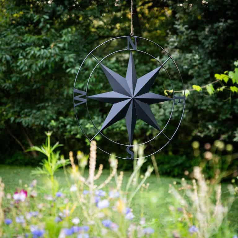 Róża Wiatrów 75 cm - Stylowa Metalowa Ozdoba Ścienna na Zewnątrz i do Wnętrz - zdjęcie 22 - Kapaga