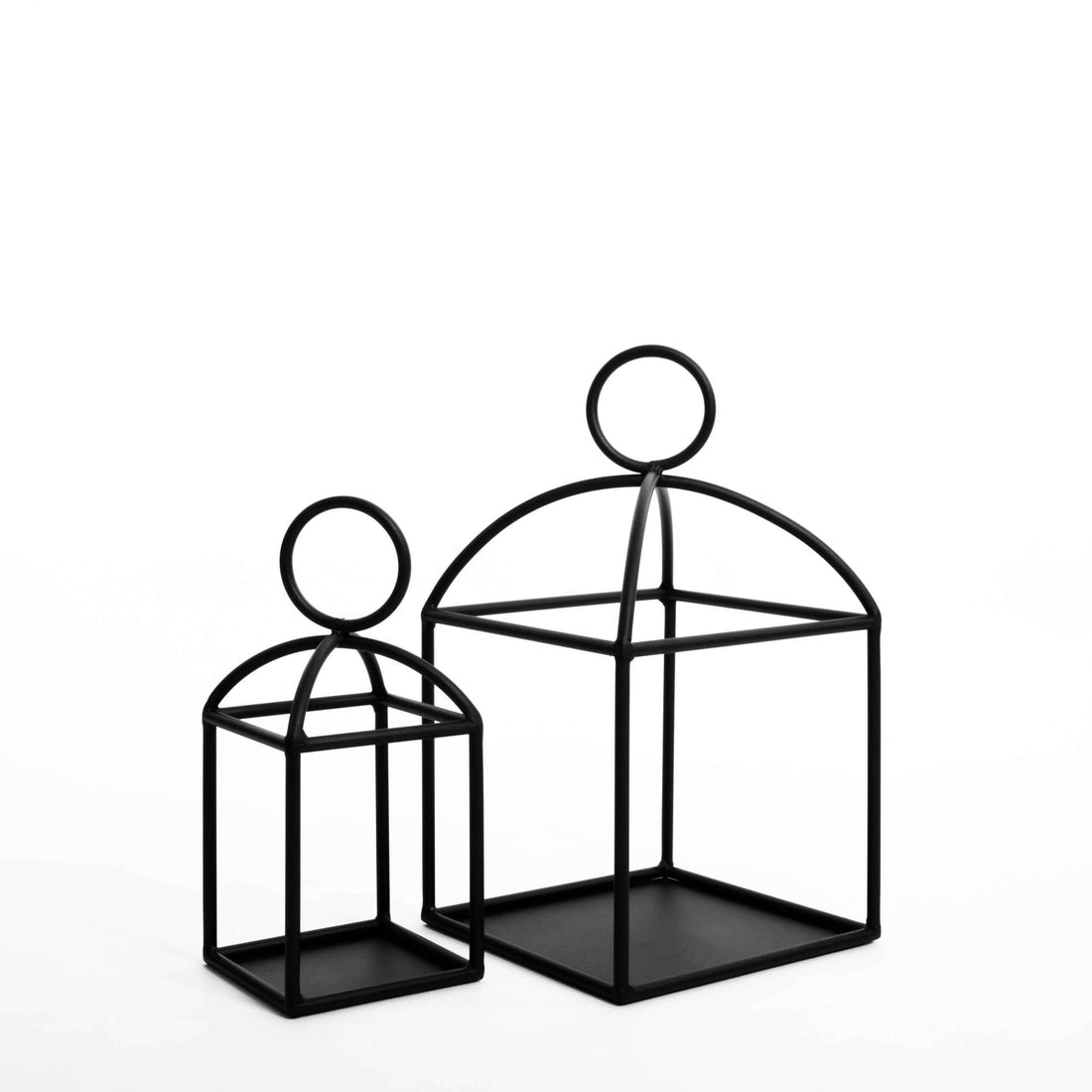 Stylowe Kopułowe Latarnie w Kolorze Czarnym - Elegancja w Twoim Domu - Kapaga