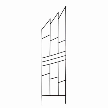Pergola Ogrodowa Krata 200 cm - Metalowa Podpora do Pnączy i Krzewów - zdjęcie 3 - Kapaga