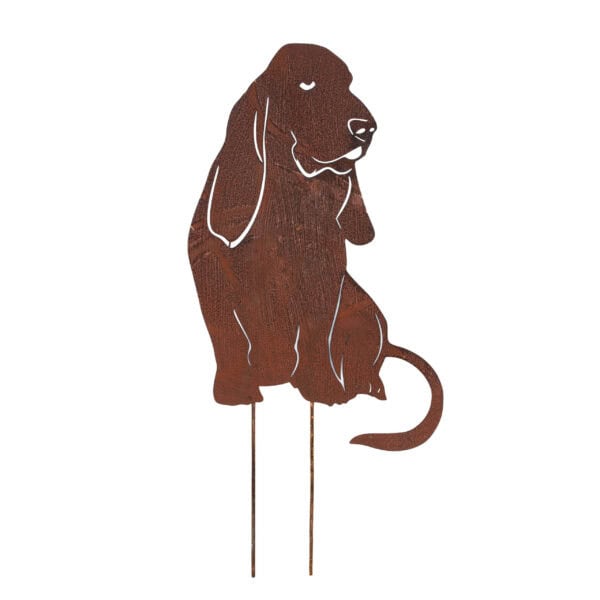 Basset Hound - Metalowa Dekoracja Ścienna w Rustykalnym Stylu - zdjęcie 2 - Kapaga