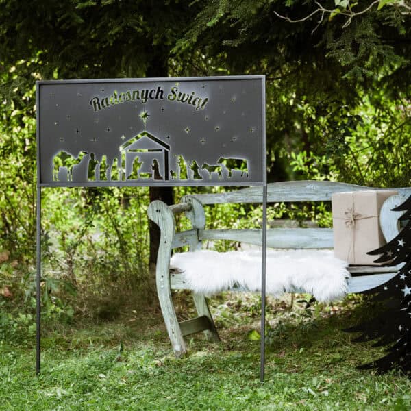 Świąteczny Panel Dekoracyjny - Elegancka Zawieszka na Boże Narodzenie - zdjęcie 13 - Kapaga