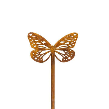 Rustykalna Dekoracja Ogrodowa - Metalowy Motyl do Wbicia, 40 cm - Kapaga