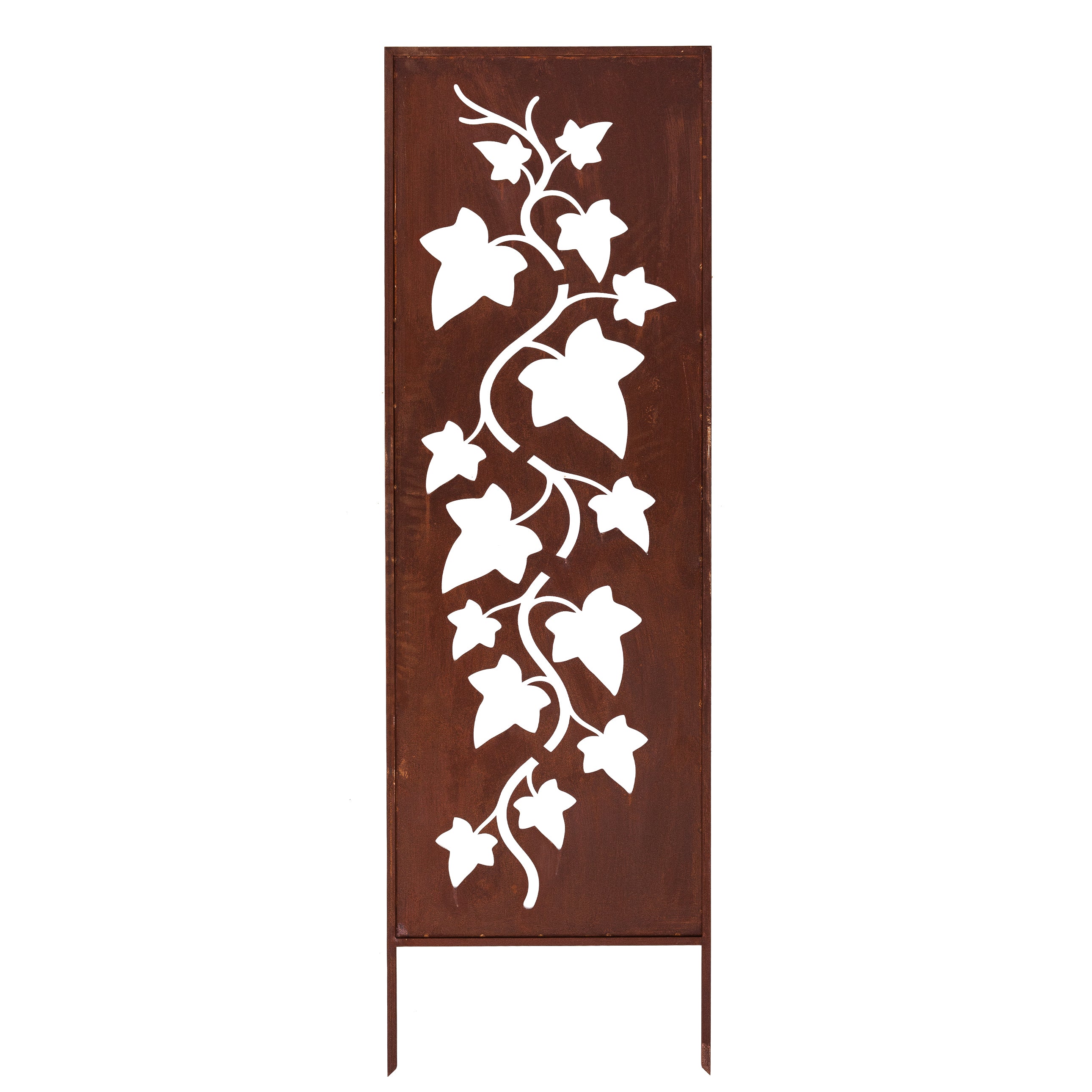 Panel ogrodowy Corten - Parawan z bluszczem - 160 x 50 cm
