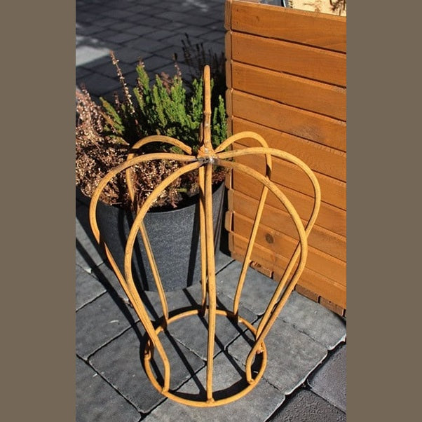Korona Rdzawa Corten - Metaloplastyka Ogrodowa Ślubna Dekoracja Króla i Królowej 50 cm - zdjęcie 2 - Kapaga