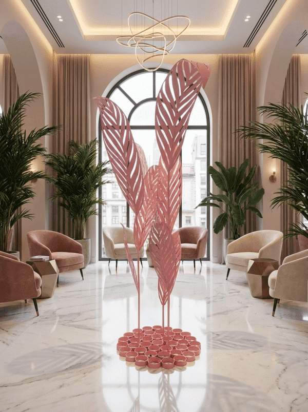 Nowoczesne Palmy Dekoracyjne, Metaloplastyka, Indywidualny Projekt - Kapaga