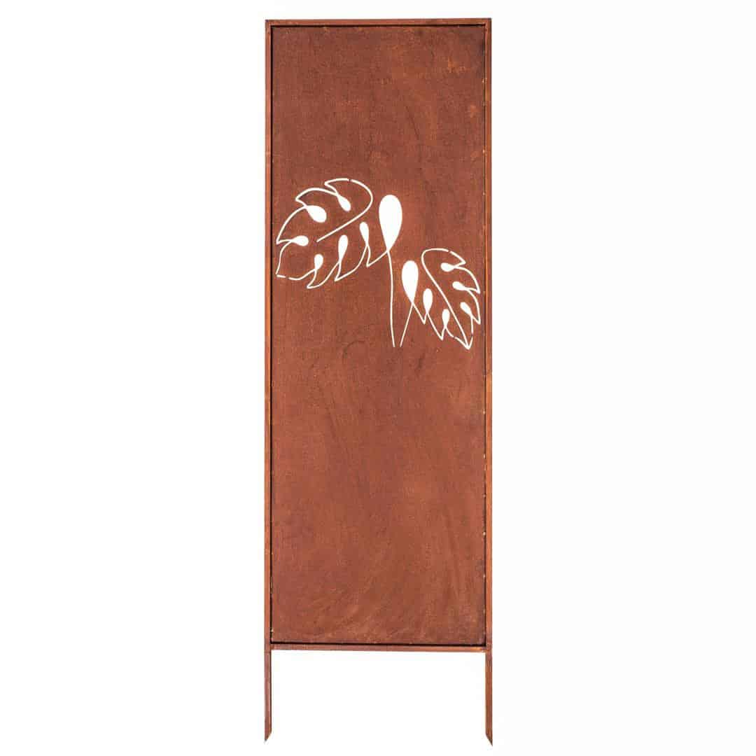 Dekoracyjny Panel Corten Monstera 160 cm - Nowoczesna Osłona - Kapaga