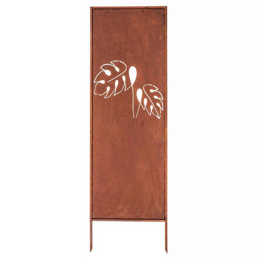 Dekoracyjny Panel Corten Monstera 160 cm - Nowoczesna Osłona - Kapaga