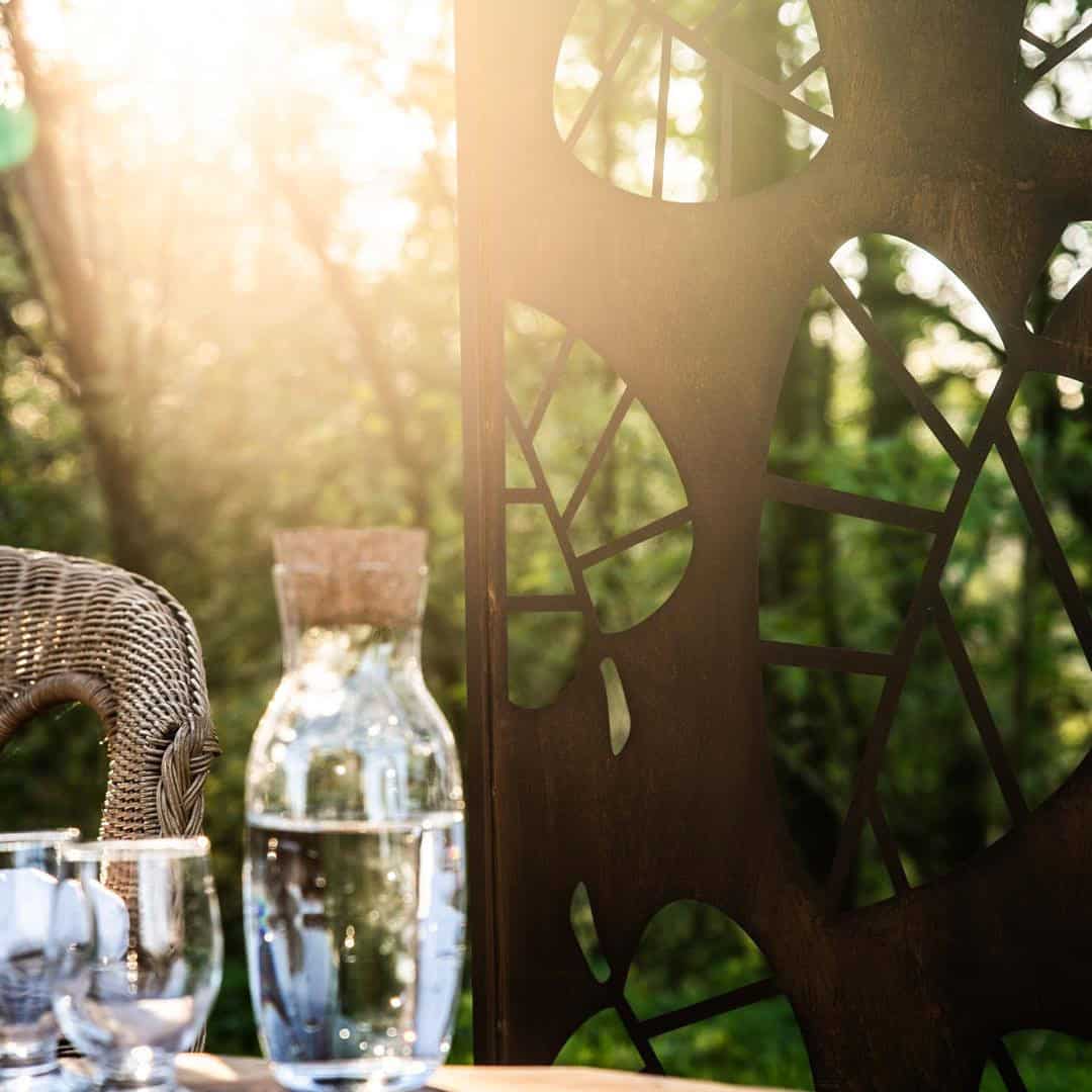 Ogrodzenie Metalowe Liście Corten 160 cm - Rustykalny Panel Ogrodowy Dekoracyjny - zdjęcie 6 - Kapaga