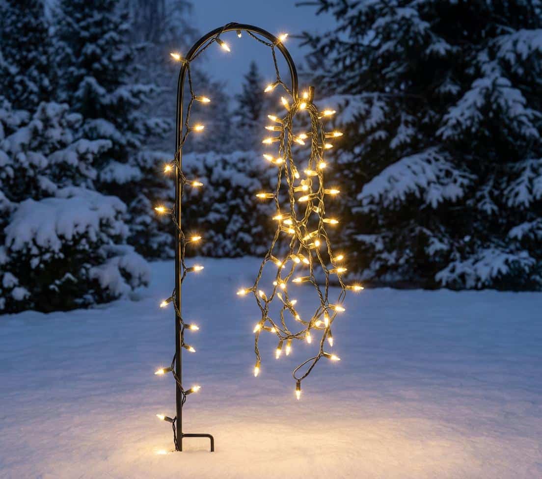 Wieszak Stojak na Latarnie Kwiaty 120 cm - Stalowy Uchwyt do Ozdabiania Ogrodu - zdjęcie 9 - Kapaga