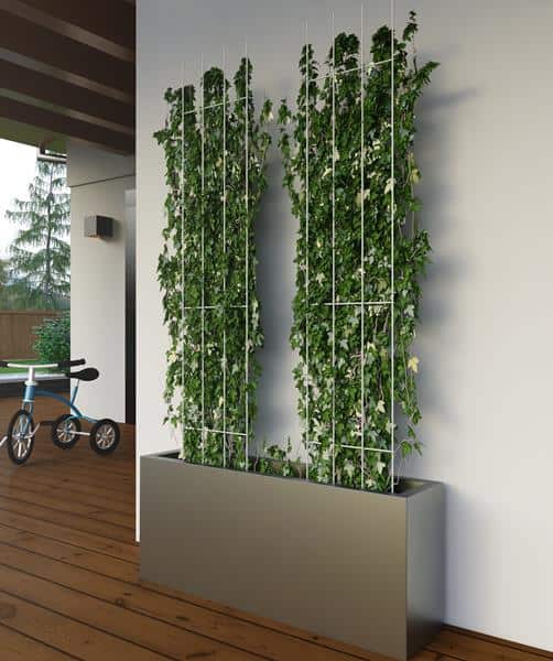 Metalowa Kratka Drabinka Do Roślin Pnących 150 cm - Czarna Podpora dla Róż i Kwiatów - zdjęcie 6 - Kapaga