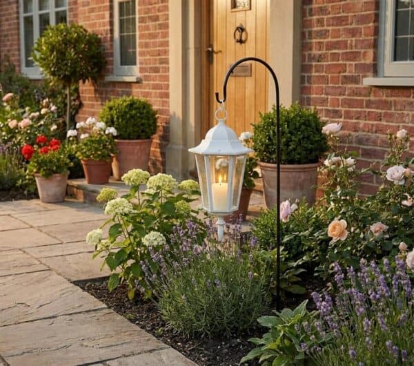 Wieszak Stojak na Latarnie Kwiaty 120 cm - Stalowy Uchwyt do Ozdabiania Ogrodu - zdjęcie 8 - Kapaga