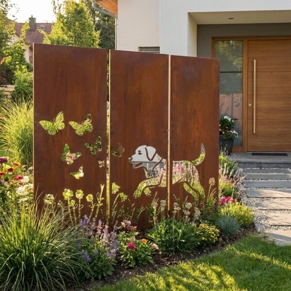 Komplet 3 paneli dekoracyjnych - Motyw psa - Kapaga