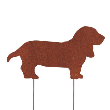 Basset Hound Figurka Psa - Metalowa Dekoracja Ścienna - Kapaga
