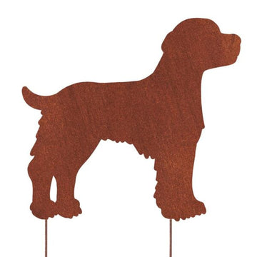 Brittany Spaniel Pies - Metalowa Dekoracja Ogrodowa Sylwetka Corten Stal - Kapaga