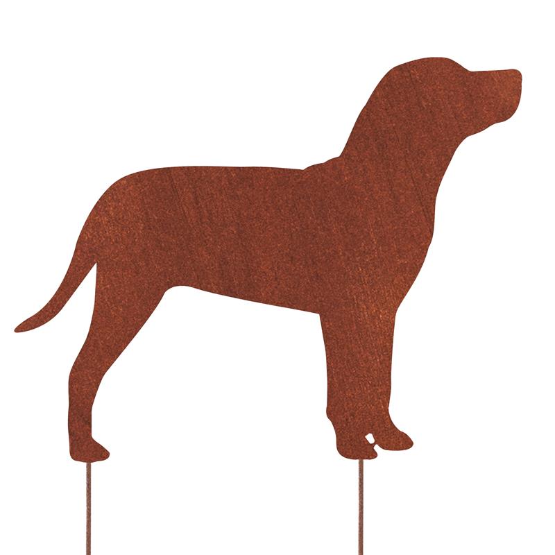 Metalowa Sylwetka Catahoula Leopard Psa - Dekoracja Corten Stalowa do Ogrodu - zdjęcie 2 - Kapaga