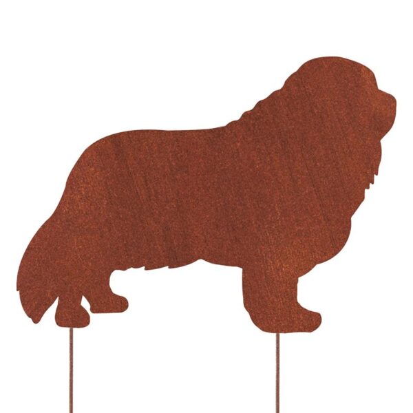 Cavalier King Charles Spaniel - Metalowa Dekoracja Ogrodowa ze Stali Corten - zdjęcie 2 - Kapaga