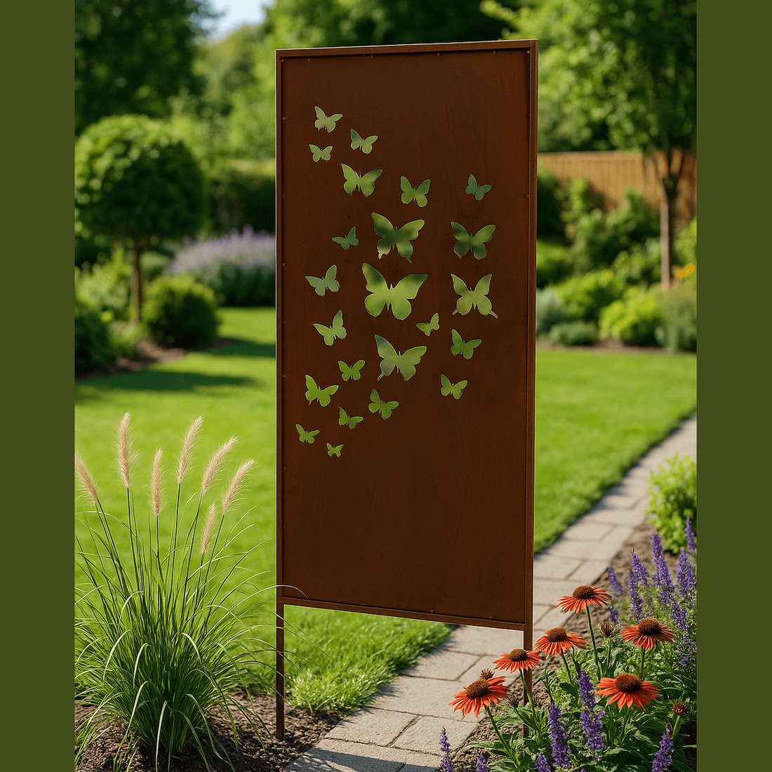 Panel Ogrodowy "Motyle w Naturze" - Dekoracja Przyrodnicza - zdjęcie 2 - Kapaga