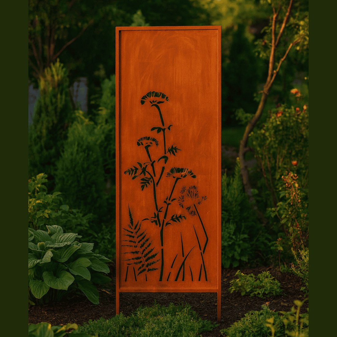 Panel Botaniczny "Rośliny Polne i Kwiaty" 160×50 cm - Kapaga