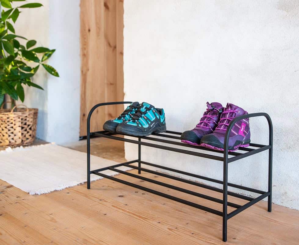 Regał na Buty Loft - Stojak Półka z 2 Poziomami - Kapaga