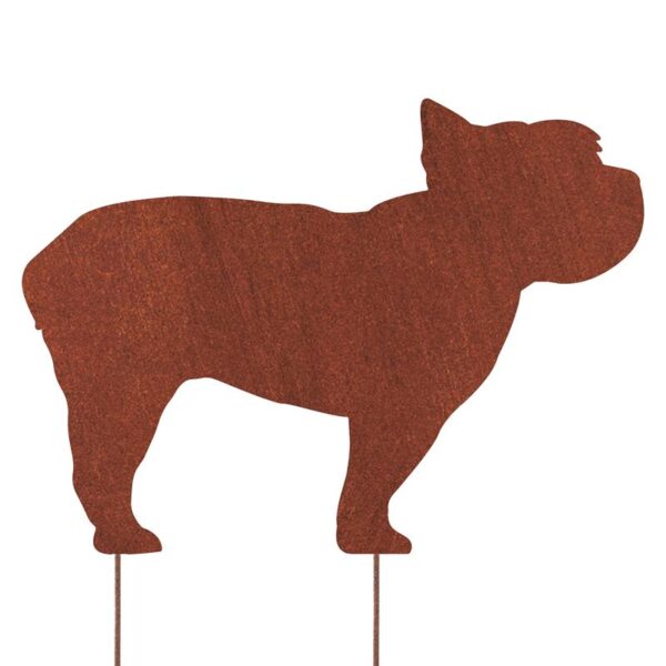 Figurka Yorkshire Terrier York - Nowoczesna Ozdoba Ogrodowa Corten - Kapaga