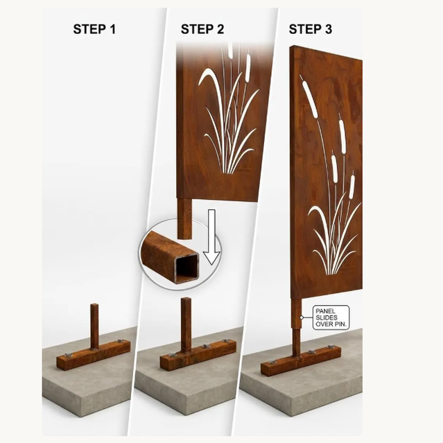 Mocowanie paneli do podłoża, Uchwyt do płytek/drewna/betonu