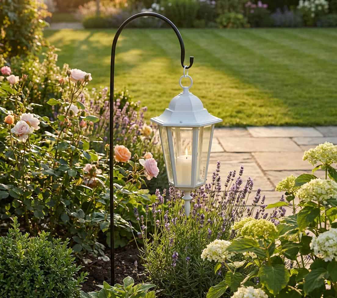 Wieszak Stojak na Latarnie Kwiaty 120 cm - Stalowy Uchwyt do Ozdabiania Ogrodu - zdjęcie 4 - Kapaga