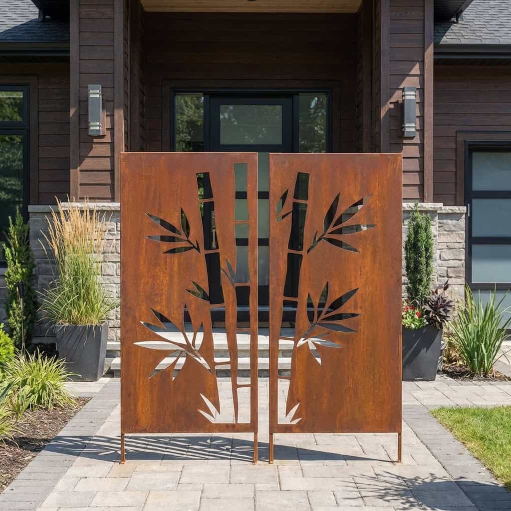 Komplet 2 paneli dekoracyjnych - Motyw bambusa - zdjęcie 5 - Kapaga