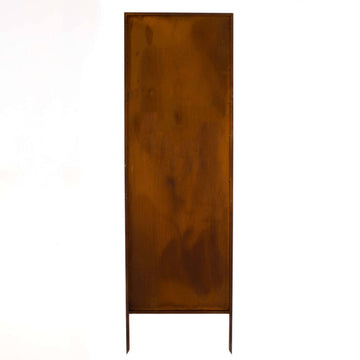 Panel Ogrodowy Corten 160×50 cm - Parawan Osłonowy Pełny, Ochrona i Dekoracja - Kapaga