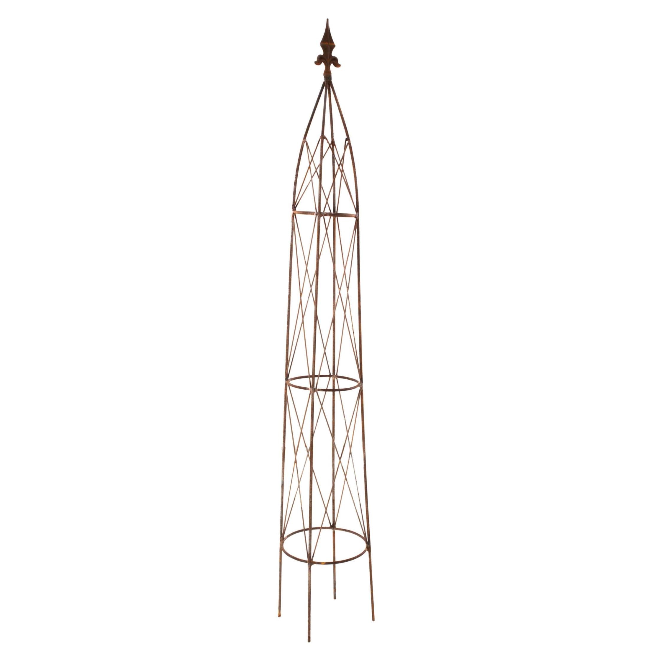 Metalowy Obelisk Piramida Pergola do Róż - Różne wysokości - zdjęcie 6 - Kapaga
