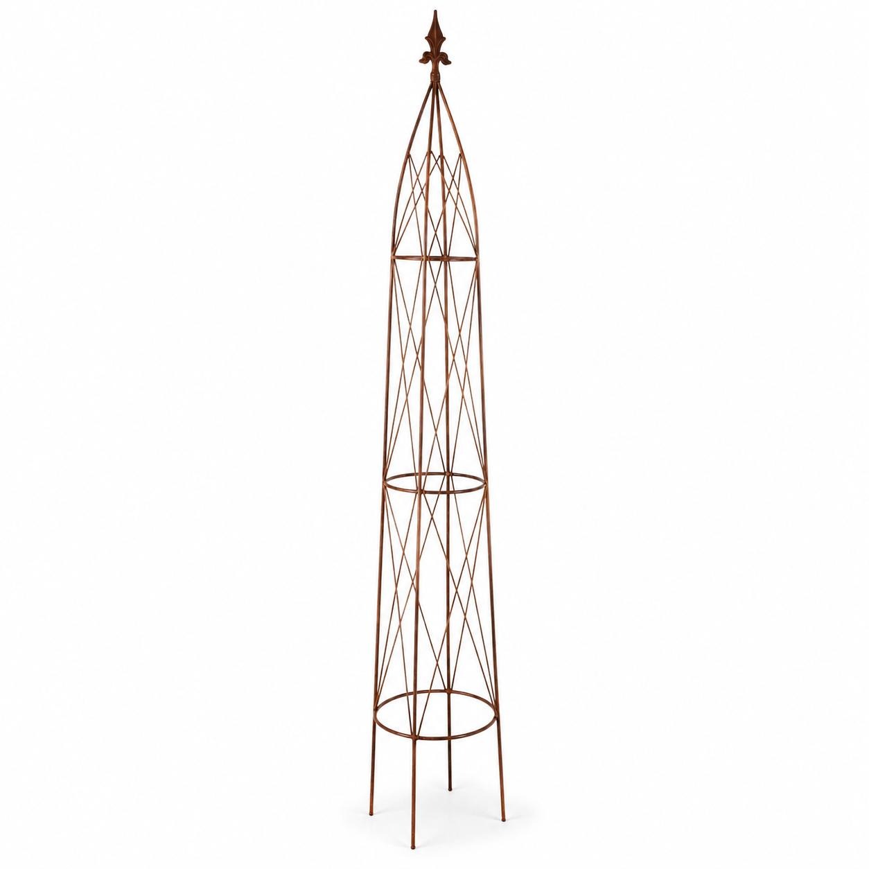 Kovový obelisk Pyramida Pergola na růže – Různé výšky